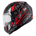 Casco Integrale Bambino Kappa KJ04 Evo Prox Nero/Rosso – vista laterale