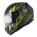 Casco Integrale Bambino Kappa KJ04 Evo Prox Nero/Giallo – vista laterale