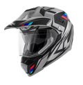 Casco Integrale Enduro Kappa KV30 Grayer Grigio/Nero – vista laterale