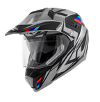 Casco Integrale Enduro Kappa KV30 Grayer Grigio/Nero – vista laterale