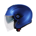 Casco Jet Kappa KV35 Blu Opaco – vista laterale