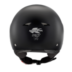 Kappa KV40 EVO Basic Casco Demi-Jet Nero Opaco – Doppia Calotta Leggero Moto Scooter