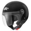 Kappa KV40 EVO Basic Casco Demi-Jet Nero Opaco – Doppia Calotta Leggero Moto Scooter