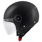 Kappa KV40 EVO Basic Casco Demi-Jet Nero Opaco – Doppia Calotta Leggero Moto Scooter