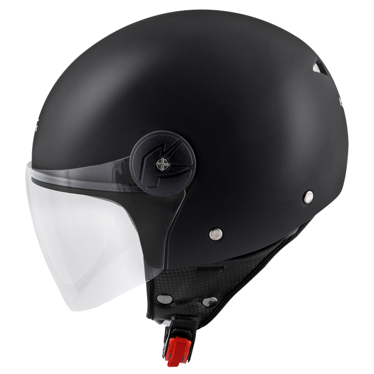 Kappa KV40 EVO Basic Casco Demi-Jet Nero Opaco – Doppia Calotta Leggero Moto Scooter