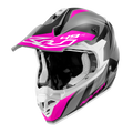 Casco Cross Kappa KV49 Great Titanio/Porpora – vista laterale