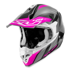 Casco Cross Kappa KV49 Great Titanio/Porpora – vista laterale