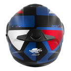 Kappa KV50 GALAXY - Nero Opaco / Blu Metallizzato / Bianco / Rosso