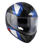 Kappa KV50 GALAXY - Nero Opaco / Blu Metallizzato / Bianco / Rosso
