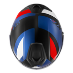 Kappa KV50 GALAXY - Nero Opaco / Blu Metallizzato / Bianco / Rosso