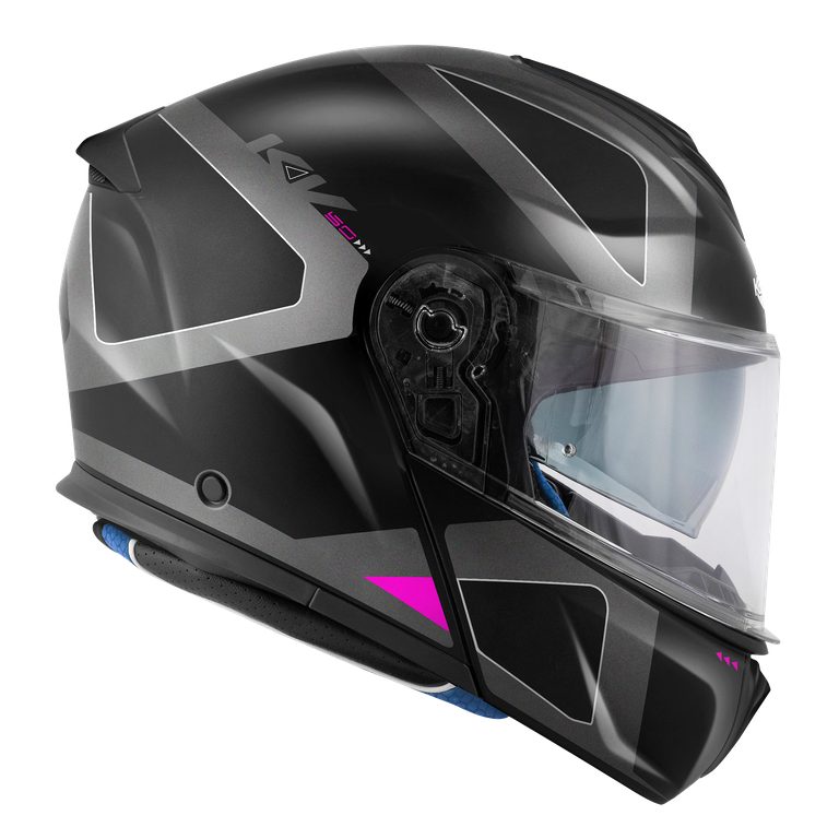 Kappa KV50 GALAXY - Nero Opaco / Titanio / Argento / Fucsia / Nero