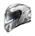 Casco Modulare Kappa KV50 Escalade Argento/Titanio – vista laterale
