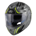 Casco Modulare Kappa KV50 Escalade Titanio/Giallo – vista laterale