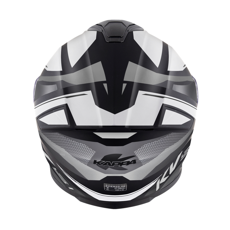 Kappa KV51 INSERT - Nero Opaco / Grigio / Bianco