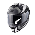 Casco Integrale Kappa KV51 Insert Nero Opaco/Grigio/Bianco – vista laterale