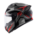 Casco Integrale Kappa KV51 Zenith Nero/Titanio/Rosso – vista laterale