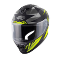 Casco Integrale Kappa KV51 Zenith Nero/Titanio/Giallo – vista laterale