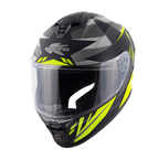 Casco Integrale Kappa KV51 Zenith Nero/Titanio/Giallo – vista laterale