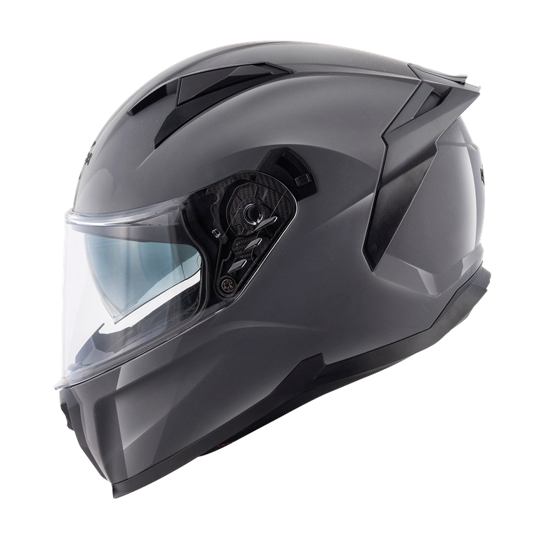 Casco Integrale Kappa KV52 Grigio Lucido – vista laterale
