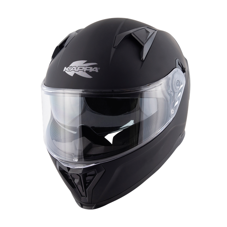 Casco Integrale Kappa KV52 Nero Opaco – vista laterale