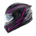 Casco Integrale Kappa KV52 Kronos Nero/Titanio/Fucsia – vista laterale