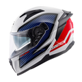 Casco Integrale Kappa KV52 Kronos Bianco/Blu/Rosso – vista laterale