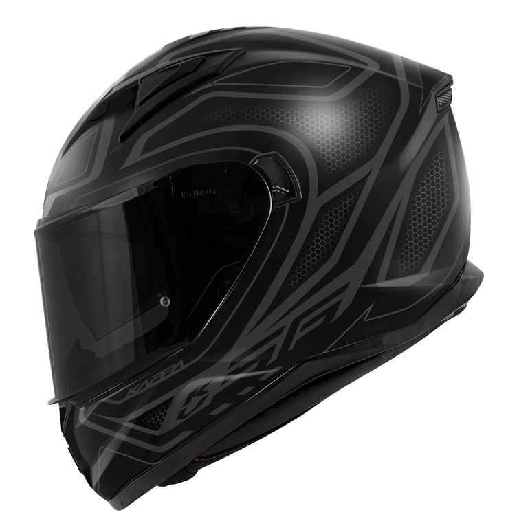 Casco Integrale Kappa KV56 Neon Nero – vista laterale