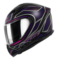 Casco Integrale Kappa KV56 Neon Nero/Fucsia – vista laterale