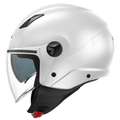 Kappa Moto Casco Demi-Jet Kappa KV57 Basic Bianco Lucido con Doppia Visiera Bianco Caschi aperti - Moon Bike - Vista 1