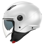 Casco Demi-Jet Kappa KV57 Basic Bianco Lucido con Doppia Visiera - Moon Bike - Vista 1