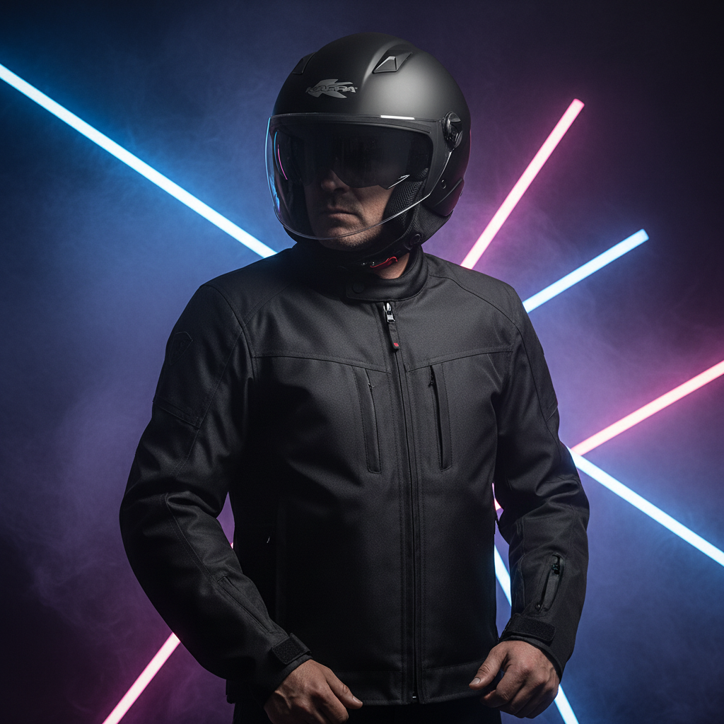 Casco Demi-Jet Kappa KV57 Basic Nero Opaco con Doppia Visiera - Moon Bike - Vista 8