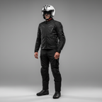 Casco Demi-Jet Kappa KV57 Striker Bianco/Nero – ECE 22.06 doppia visiera - Moon Bike - Vista 3