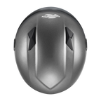 Kappa Moto Casco Demi-Jet Kappa KV58 Basic Titanio Opaco con Visierino Fumè Fumé Caschi aperti - Moon Bike - Vista 3