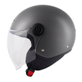 Casco Demi-Jet Kappa KV59 Titanio Opaco – vista laterale