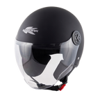 Casco Demi-Jet Kappa KV59 Nero Opaco – vista laterale