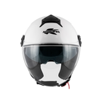 Kappa KV60 Basic Casco Demi-Jet Bianco Lucido – ECE 22.06 Doppia Visiera