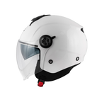Kappa KV60 Basic Casco Demi-Jet Bianco Lucido – ECE 22.06 Doppia Visiera