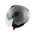 Kappa KV60 Casco Demi-Jet Grigio Lucido – Doppia Visiera ECE 22.06