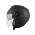 Kappa KV60 Basic Casco Demi-Jet Nero Opaco – ECE 22.06 Visierino Parasole