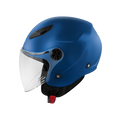 Casco Jet Kappa KV61 Blu Opaco – vista laterale