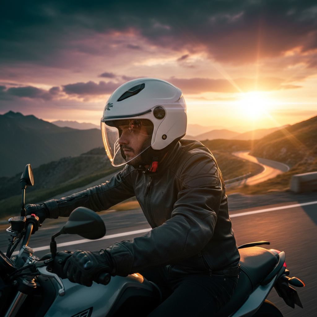 Casco Jet Kappa KV61 Bianco Lucido – ECE 22.06 - Moon Bike - Vista 12