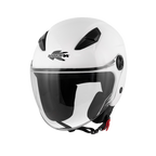 Casco Jet Kappa KV61 Bianco Lucido – vista laterale