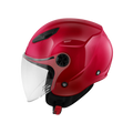 Casco Jet Kappa KV61 Rosso/Bordeaux – vista laterale