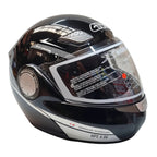 Givi X.08 X-Modular Nero Lucido - casco modulare vista laterale