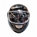 Givi X.08 X-Modular Nero Lucido - casco modulare vista frontale