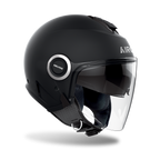 Airoh Helyos Color Black Matt – Casco Jet Tech ECE 22.06 con Visierino Parasole