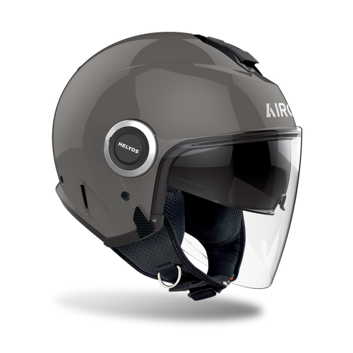 Airoh Helyos Casco Jet Grigio Scuro Lucido – Visierino Parasole ECE 22.06 - Moon Bike - Vista 2