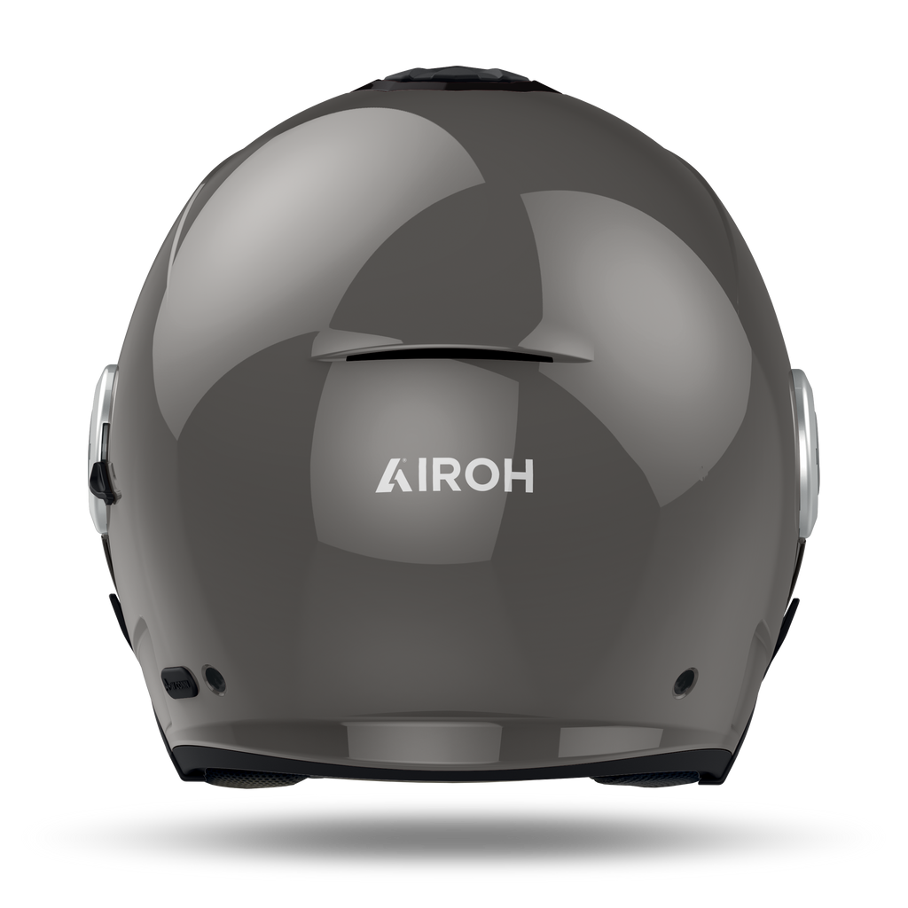 Airoh Helyos Casco Jet Grigio Scuro Lucido – Visierino Parasole ECE 22.06