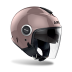 Airoh Helyos Color Casco Jet Rosa Metallizzato – Doppia Visiera Custom Kit ECE 22.06 (HE654) - Moon Bike - Vista 2