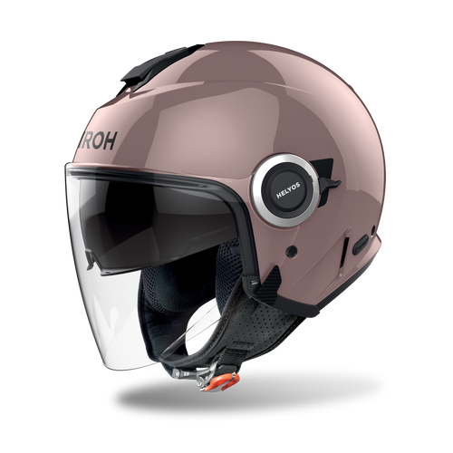 Airoh Helyos Color Casco Jet Rosa Metallizzato – Doppia Visiera Custom Kit ECE 22.06 (HE654) - Moon Bike - Vista 1